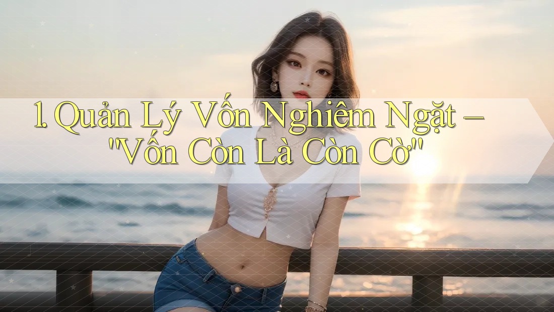 1. Quản Lý Vốn Nghiêm Ngặt – “Vốn Còn Là Còn Cờ” 1. Quản Lý Vốn Nghiêm Ngặt – “Vốn Còn Là Còn Cờ”