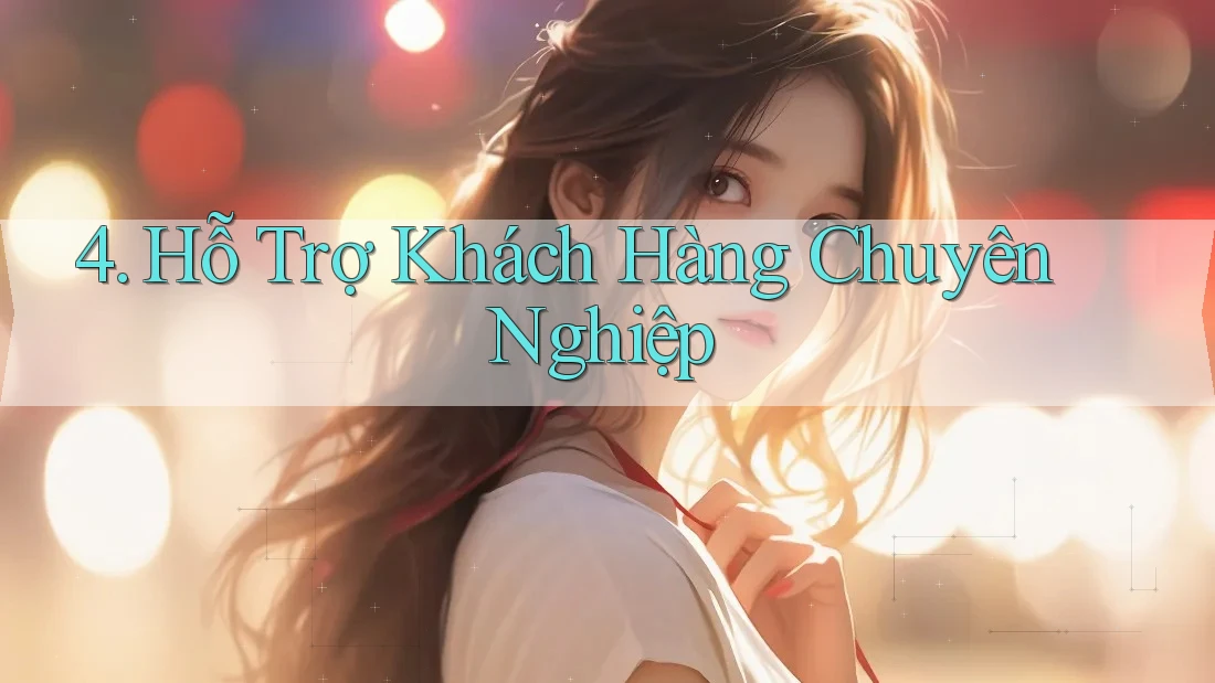 4. Hỗ Trợ Khách Hàng Chuyên Nghiệp 4. Hỗ Trợ Khách Hàng Chuyên Nghiệp
