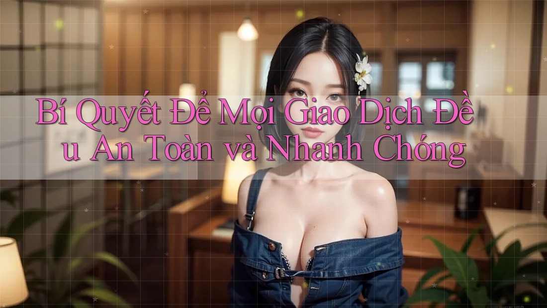 Bí Quyết Để Mọi Giao Dịch Đều An Toàn và Nhanh Chóng Bí Quyết Để Mọi Giao Dịch Đều An Toàn và Nhanh Chóng