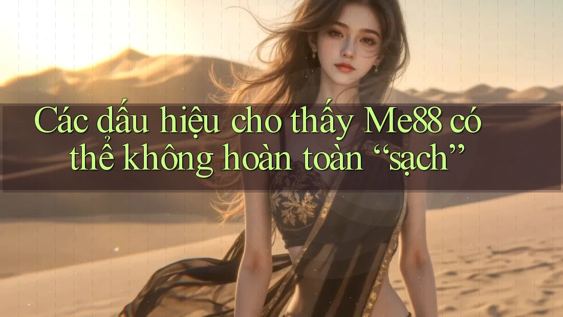 Các dấu hiệu cho thấy Me88 có thể không hoàn toàn “sạch”