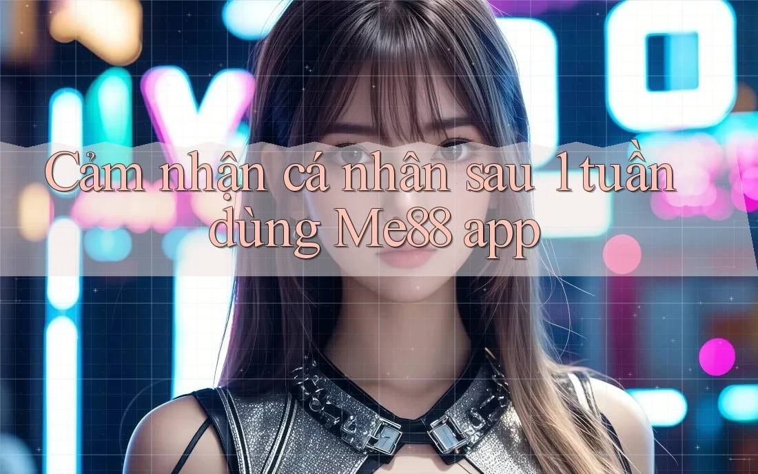 Cảm nhận cá nhân sau 1 tuần dùng Me88 app Cảm nhận cá nhân sau 1 tuần dùng Me88 app