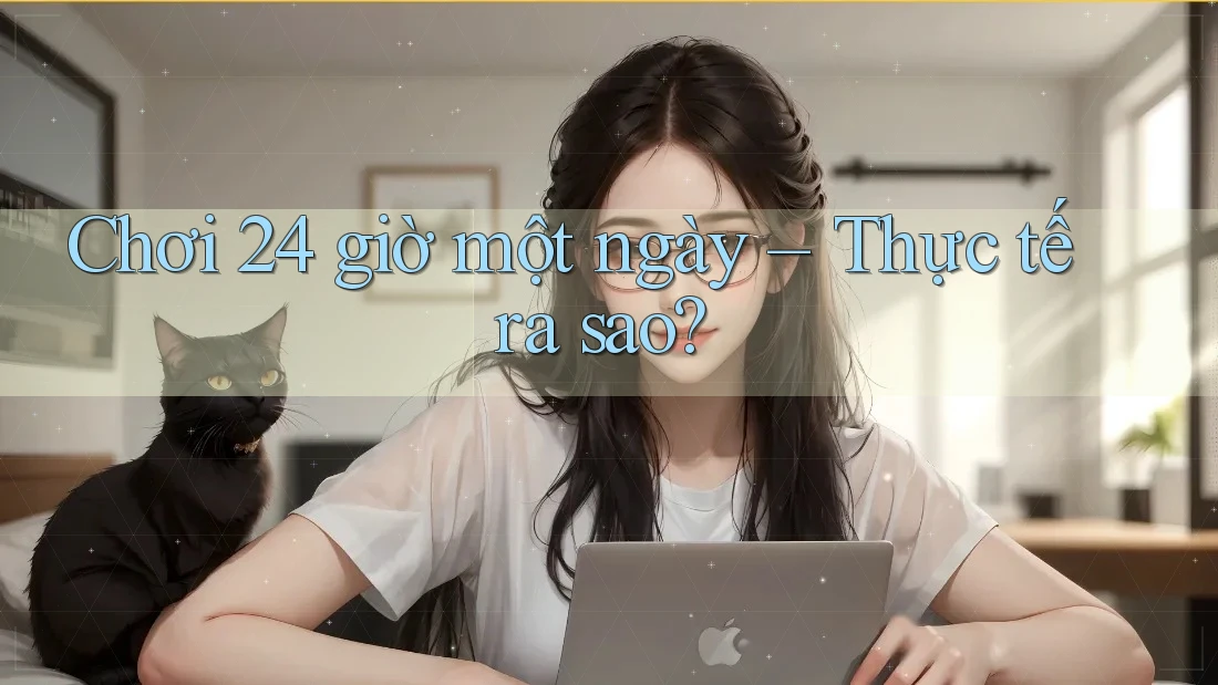 Chơi 24 giờ một ngày – Thực tế ra sao? Chơi 24 giờ một ngày – Thực tế ra sao?