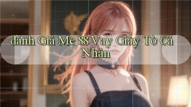 đánh giá me 88 vay giấy tờ cá nhân