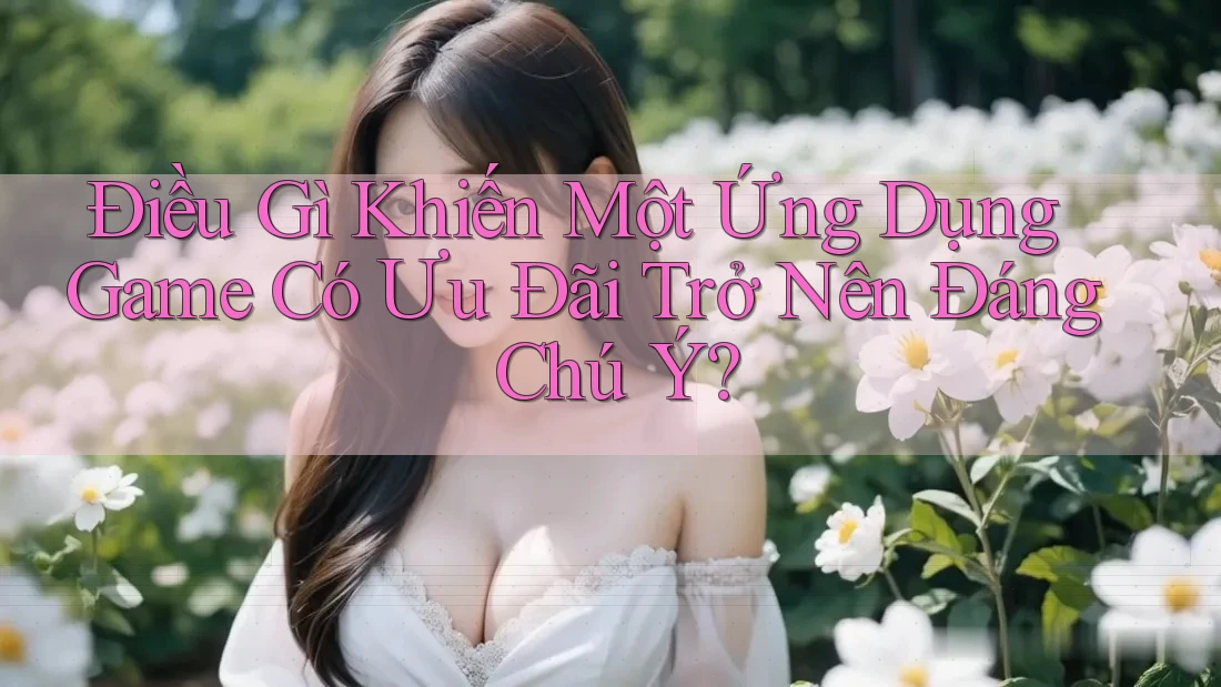 Điều Gì Khiến Một Ứng Dụng Game Có Ưu Đãi Trở Nên Đáng Chú Ý? Điều Gì Khiến Một Ứng Dụng Game Có Ưu Đãi Trở Nên Đáng Chú Ý?