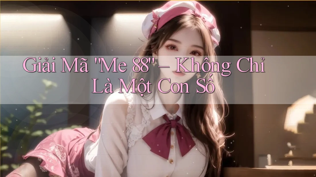 Giải Mã “Me 88” – Không Chỉ Là Một Con Số