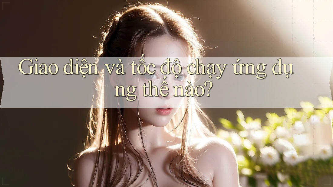 Giao diện và tốc độ chạy ứng dụng thế nào?