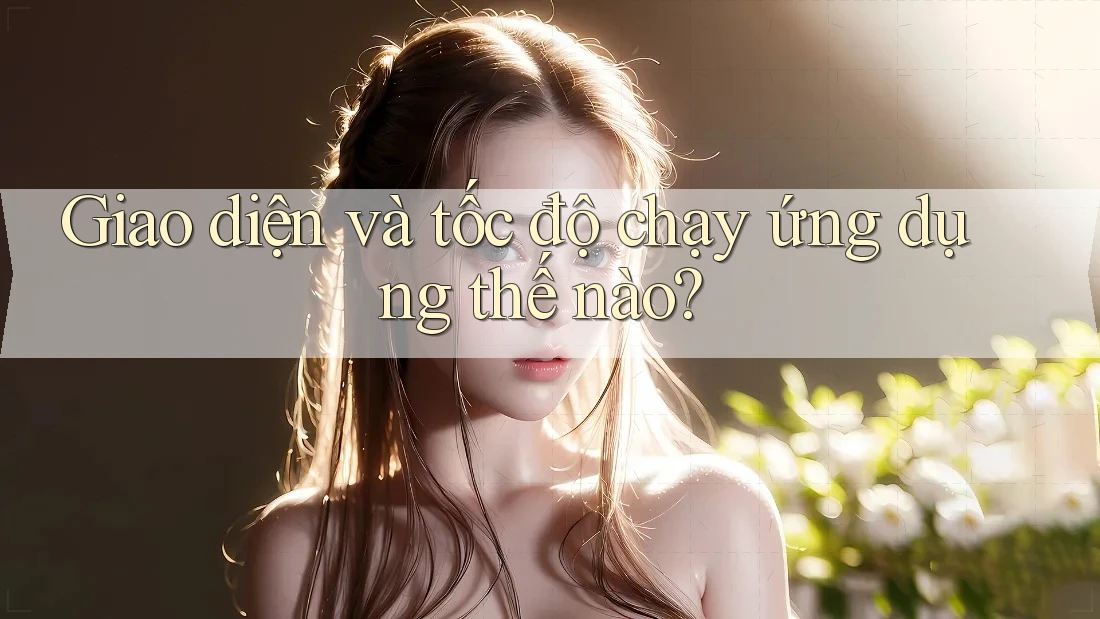 Giao diện và tốc độ chạy ứng dụng thế nào? Giao diện và tốc độ chạy ứng dụng thế nào?