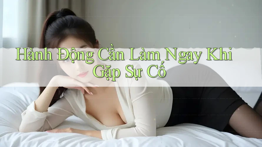 Hành Động Cần Làm Ngay Khi Gặp Sự Cố Hành Động Cần Làm Ngay Khi Gặp Sự Cố