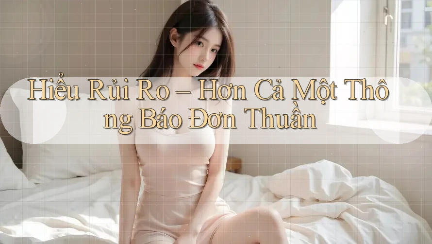 Hiểu Rủi Ro – Hơn Cả Một Thông Báo Đơn Thuần Hiểu Rủi Ro – Hơn Cả Một Thông Báo Đơn Thuần