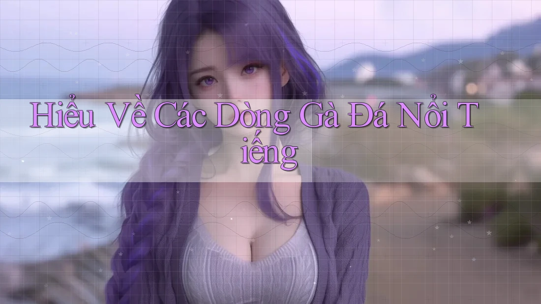 Hiểu Về Các Dòng Gà Đá Nổi Tiếng Hiểu Về Các Dòng Gà Đá Nổi Tiếng