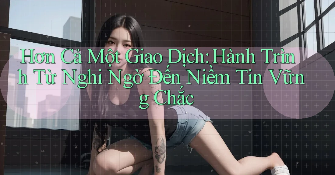 Hơn Cả Một Giao Dịch: Hành Trình Từ Nghi Ngờ Đến Niềm Tin Vững Chắc Hơn Cả Một Giao Dịch: Hành Trình Từ Nghi Ngờ Đến Niềm Tin Vững Chắc