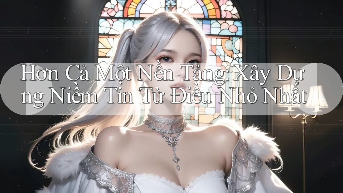 Hơn Cả Một Nền Tảng: Xây Dựng Niềm Tin Từ Điều Nhỏ Nhất