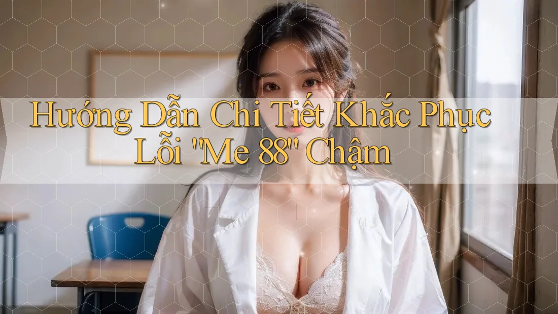 Hướng Dẫn Chi Tiết Khắc Phục Lỗi “Me 88” Chậm Hướng Dẫn Chi Tiết Khắc Phục Lỗi “Me 88” Chậm