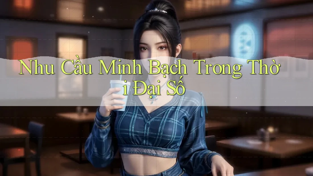 Nhu Cầu Minh Bạch Trong Thời Đại Số Nhu Cầu Minh Bạch Trong Thời Đại Số