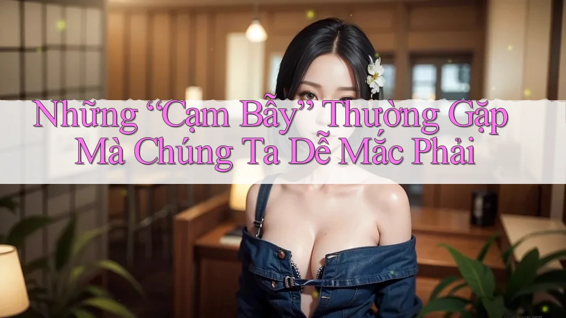 Những “Cạm Bẫy” Thường Gặp Mà Chúng Ta Dễ Mắc Phải Những “Cạm Bẫy” Thường Gặp Mà Chúng Ta Dễ Mắc Phải