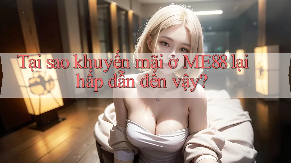 Tại sao khuyến mãi ở ME88 lại hấp dẫn đến vậy? Tại sao khuyến mãi ở ME88 lại hấp dẫn đến vậy?