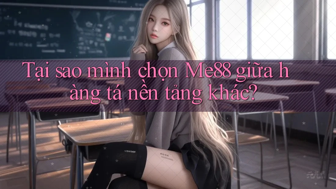 Tại sao mình chọn Me88 giữa hàng tá nền tảng khác? Tại sao mình chọn Me88 giữa hàng tá nền tảng khác?