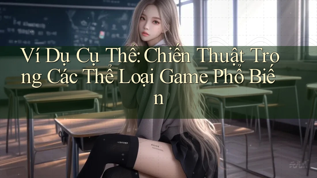 Ví Dụ Cụ Thể: Chiến Thuật Trong Các Thể Loại Game Phổ Biến Ví Dụ Cụ Thể: Chiến Thuật Trong Các Thể Loại Game Phổ Biến